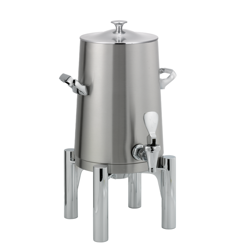 Flame Free™ Thermo-Urn™ 1.5-Gallon Vacuum Insulated Urn with Round Legs and Classic Lid in Brushed Stainless
