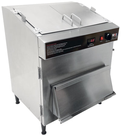 Winco 51026 23 Inch Nacho Chip Warmer Bulk 26 Gallon Countertop Stainless Steel
