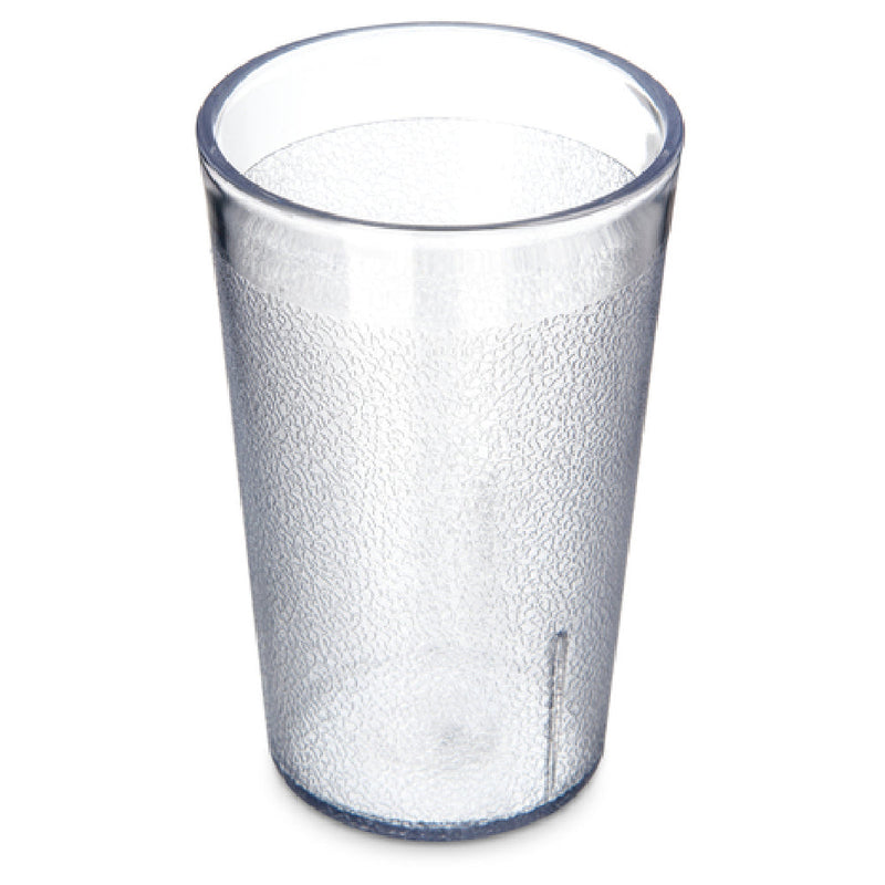 Carlisle 550607 9-1/2 Oz Tumbler Clear SAN Textured Stain Resistant Dishwasher Safe