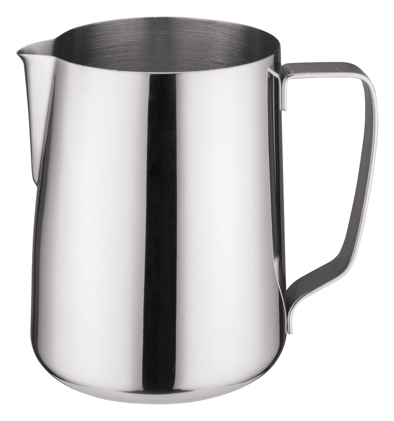 Winco WP-66 66 Oz Frothing Pitcher with Handle Stainless Steel
