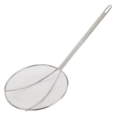 Winco SC-9R 9 Inch Diameter Round Skimmer Nickel Plated Wire with Handle