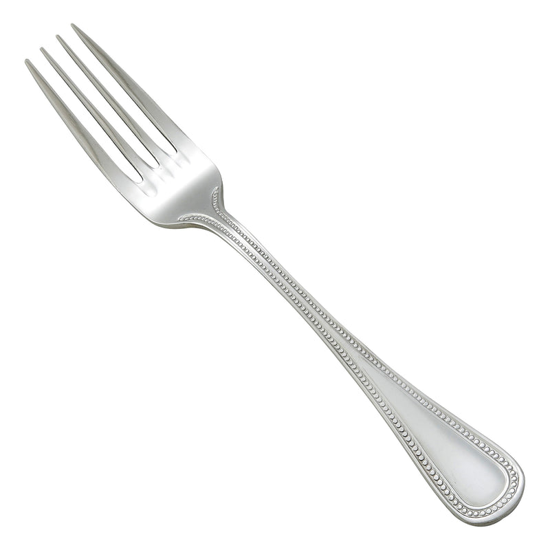 Winco 0036-05 Deluxe Pearl Dinner Fork 12 Pack - 18/8 Stainless Steel Extra Heavy Weight Upscale