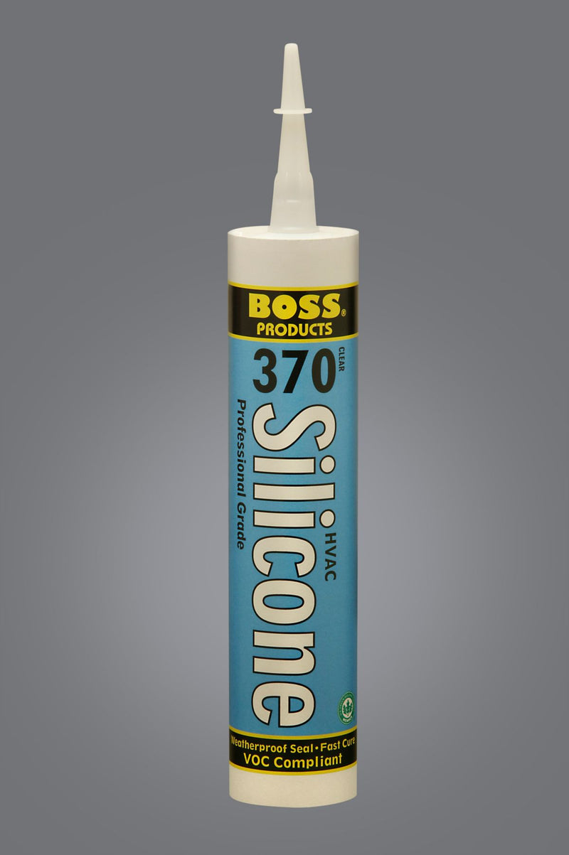 BOSS 142272, 37002 - 370-02 HVAC Silicone, Professional Grade, Black, 10.1 oz
