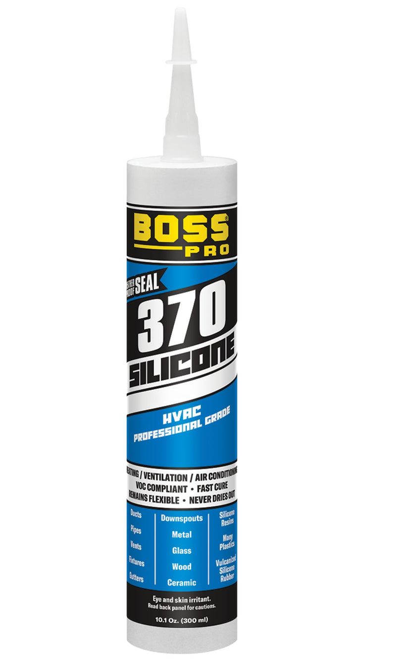 BOSS 142271, 37003 - 370-03 - HVAC Silicone, Professional Grade, Aluminum, 10.1 oz