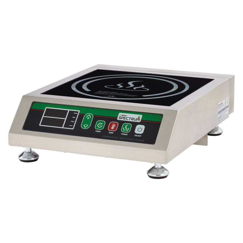 Winco EICS-18C 11-13/16 Inch Electric Induction Cooker with Timer and Auto Shut-Off