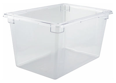 Winco PFSF-15 22 Gallon Food Storage Box Clear Polycarbonate NSF Approved