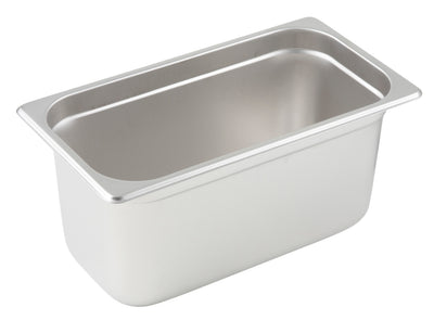 Winco SPJM-306 12-3/4 Inch 24 Gauge Anti-Jamming Steam Table Pan Stainless Steel
