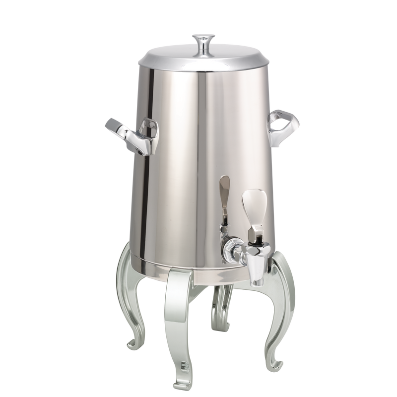 Flame Free™ Thermo-Urn™ 1.5-Gallon Vacuum Insulated Urn with Regal Legs and Flat Lid in Polished Stainless
