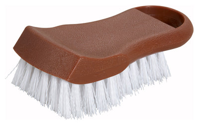 Winco CBR-BN 6-1/2 Inch Cutting Board Brush Polypropylene Brown