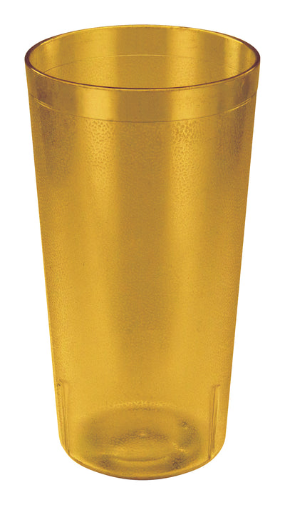Winco PTP-32A 32 Oz Tumbler Break-resistant Dishwasher Safe Plastic Amber