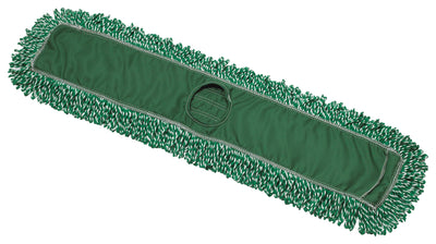 Winco DMM-36H 36 Inch Dust Mop Head Refill Cotton Blend Green