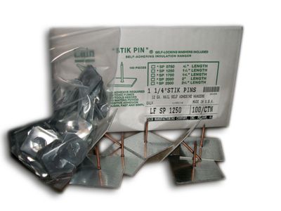 Cain Duct Liner Fastener 1 1/4" 12 GA Galvanized Steel LF SP 1250
