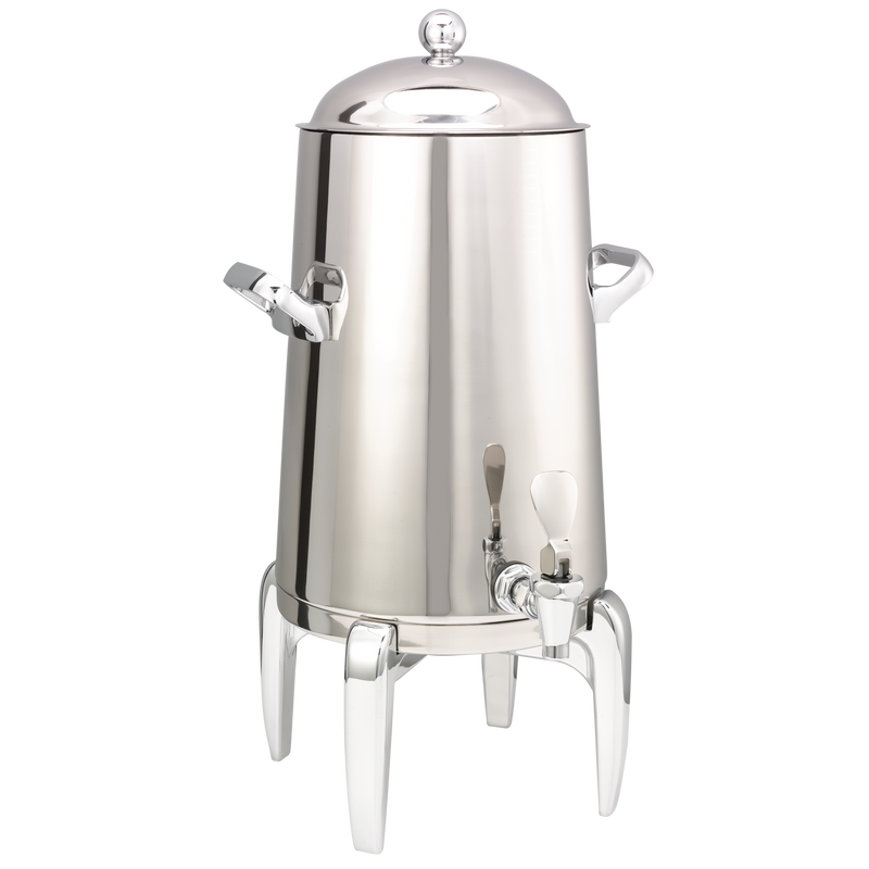 Flame Free™ Thermo-Urn™ 3-Gallon Vacuum Insulated Urn with Modern Legs and Domed Lid in Polished Stainless