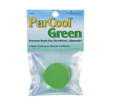 ClenAir by Nu-Calgon 61048, PurCool® Green Tablets, Condensate Pan Treatment, 3 Ton Tablet