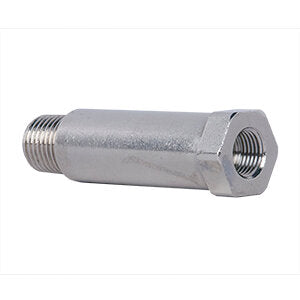 Chrome-Plated Brass Inlet Stem - Standard 1/4" Barb Primary Regulator Replacement Part