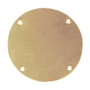 Micro Matic DS-HCPBRL 4" Hole Cover Plate - Decorative Brass