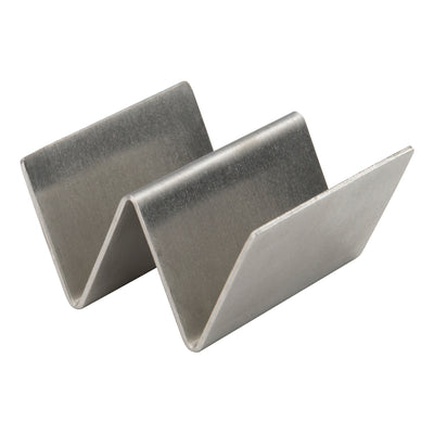 Winco TCHS-12MN 2-3/8 Inch Mini Taco Holder with Brushed Finish Stainless Steel