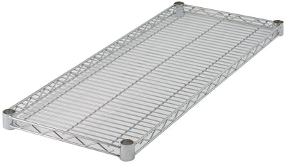 Winco VC-1824 24 Inch Shelf Wire Chrome Plated Includes 4 Sleeve Clips