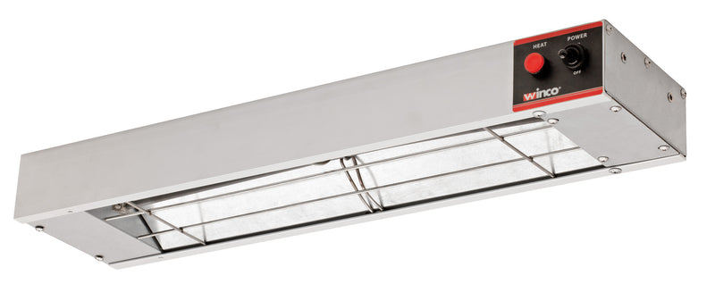 Winco ESH-24 24 Inch Electric Strip Heater with Undermount Brackets Aluminum