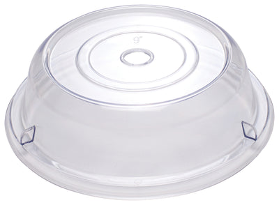 Winco PPCR-9 9 Inch Diameter Clear Plate Cover Round Stackable Polycarbonate