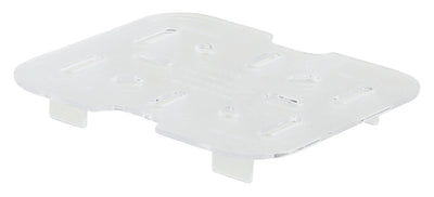 Winco SP76DS 4-1/4 Inch Polycarbonate Drain Shelf for 1/6 Size Food Pans