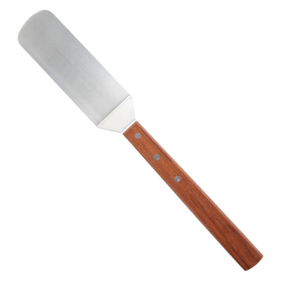 Winco TN44 8-1/2 Inch Offset Giant Turner Wooden Handle Stainless Steel