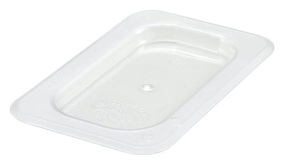 Winco SP7900S 1/9 Size Flat Lid Food Pan Cover Solid Clear Polycarbonate