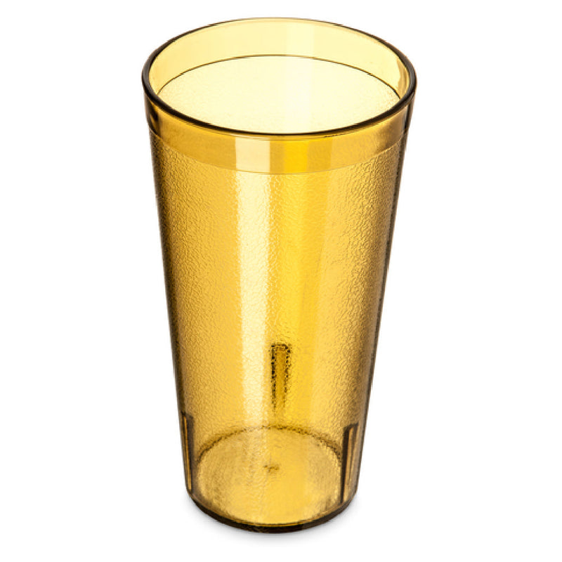 Carlisle 522013 20 Oz Tumbler Textured Amber Stain Break Chip Resistant