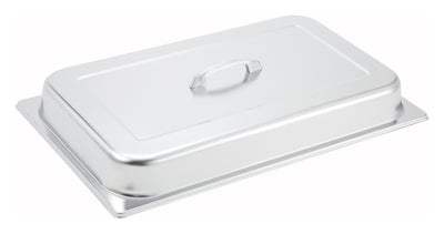 Winco C-DCF Full Size Dome Cover With Handle Stainless Steel