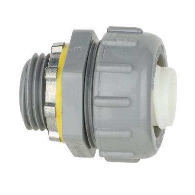 DiversiTech® Liquid-Tight Conduit Connector 1/2" Non-Metallic 750-NMLT50