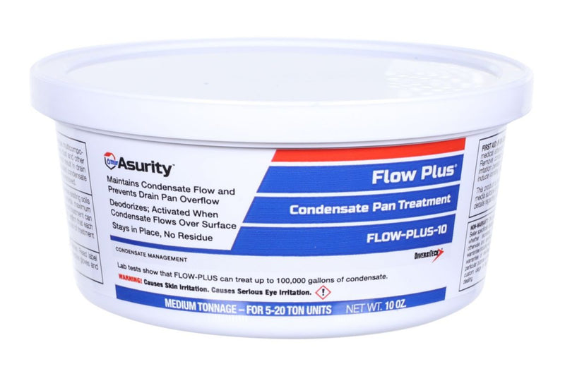 DiversiTech FLOW-PLUS-10, Flow-Plus Condensate Pan Treatment 10 oz Tubs