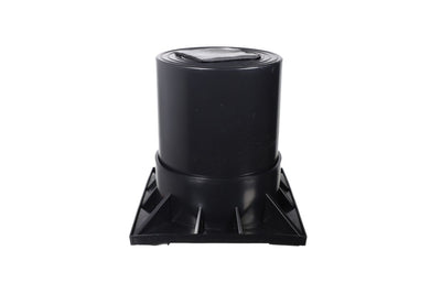 DiversiTech - HPR-6-2PG - Heat Pump Riser, 2 Piece, Black, Riser, 6"