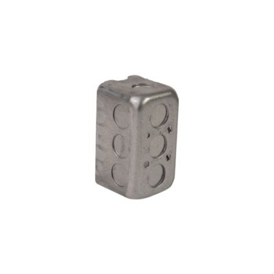 DiversiTech® Outlet Box Galvanized Steel 4" x 2-1/8" PI361