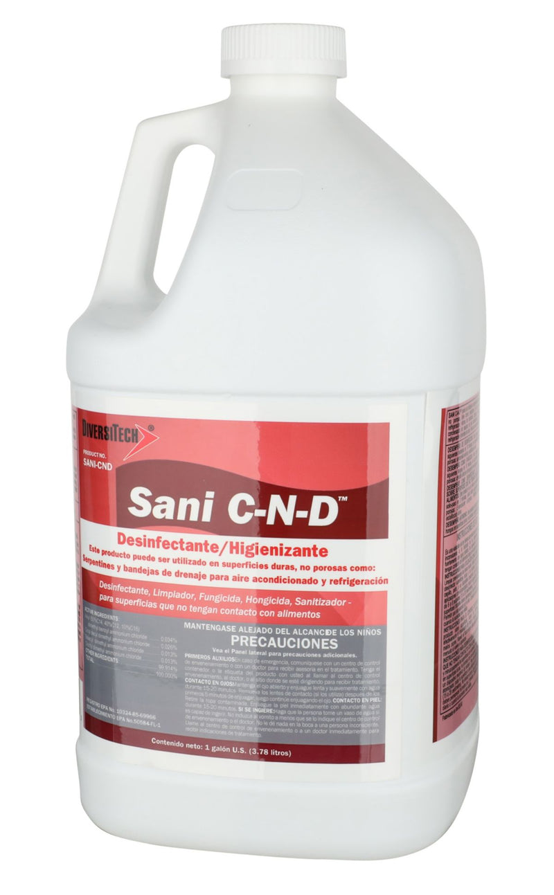 DiversiTech SANI-CND, SANI C-N-D Coil and Drain Pan Disinfectant 1 Gallon Container