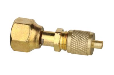 DiversiTech® Access Valve 1/4" Flare Stainless, Brass Female VS-4