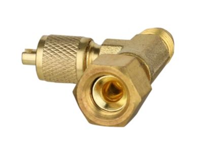 DiversiTech® Access Valve 1/4" SAE male flare Stainless, Brass VST-44X