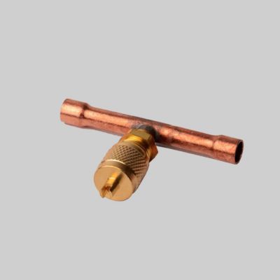 DiversiTech® Access Tee 1/4" x 5/16" C Stainless, Brass, Copper ODS VTS-46