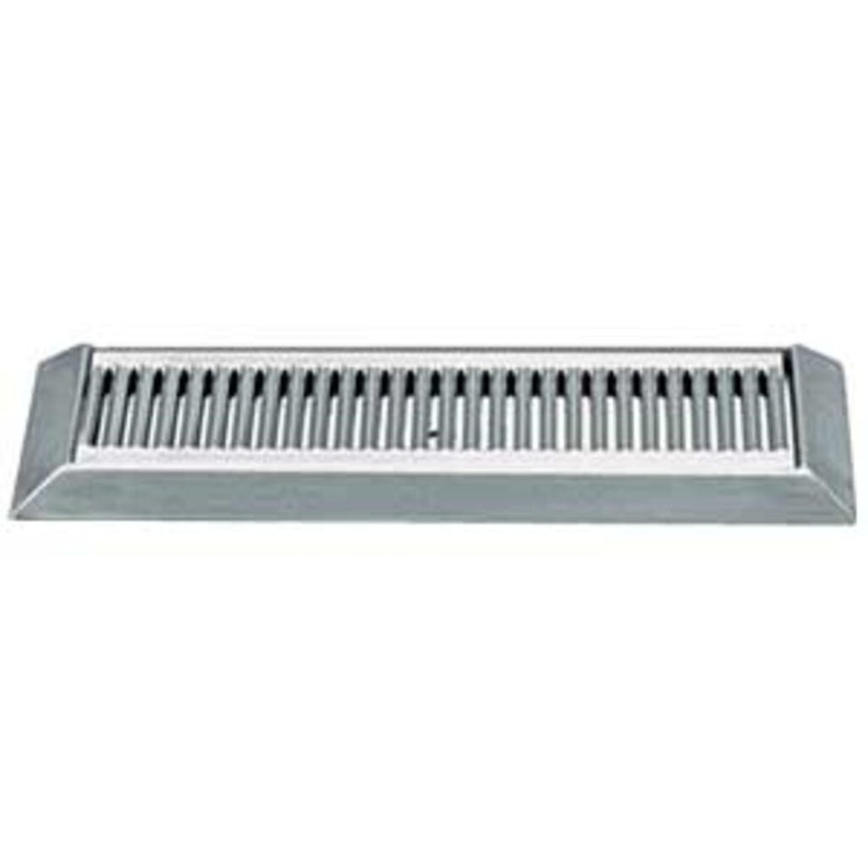 Micro Matic 16" Stainless Steel Bevel Edge Drip Tray, with Drain