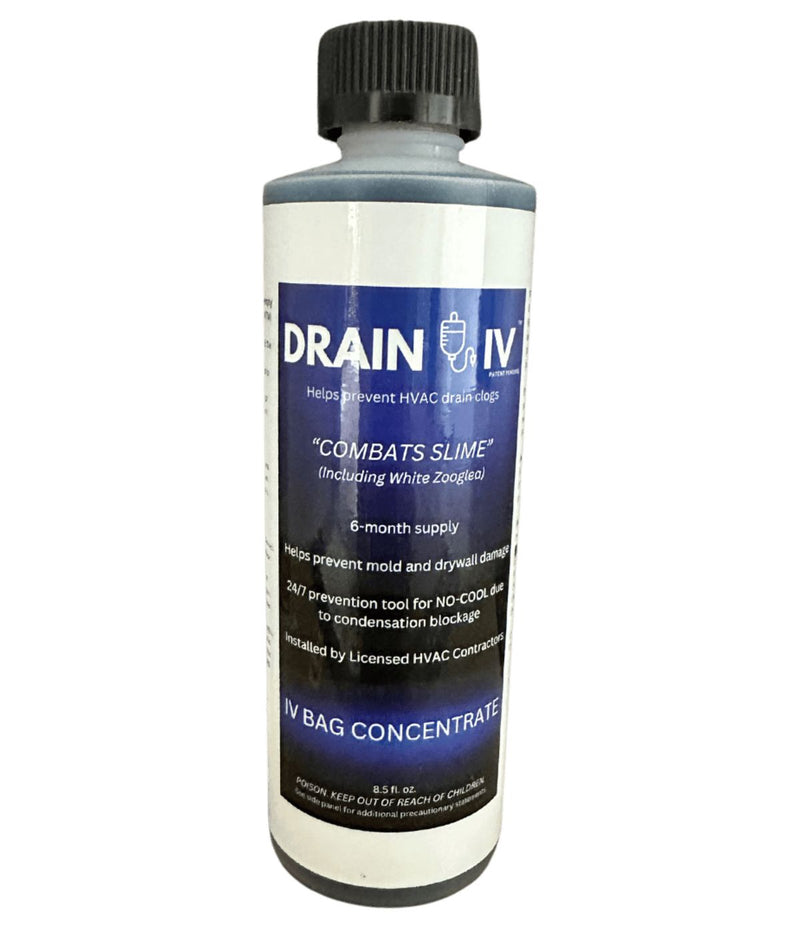 Drain IV DRAINIV-CON-8.5OZ, 8.5 oz Cleaner Concentrate Refill, Condensate Drain Treatment
