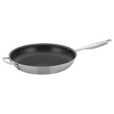 Winco TGFP-14NS 14 Inch Induction-Ready Fry Pan with Riveted Handles