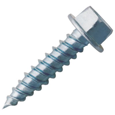 Duro Dyne Screw Saber point Hex 3/4" SAE 1018 Steel Zinc Plated 014256
