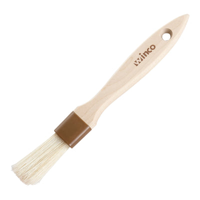 Winco WFB-10 1 Inch Boar Hair Pastry Brush Wooden Handle