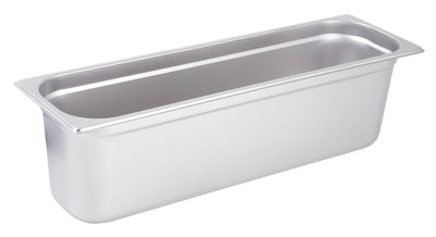 Winco SPJL-6HL 1/2 Size Long Stainless Steel Steam Table Pan Anti-jamming
