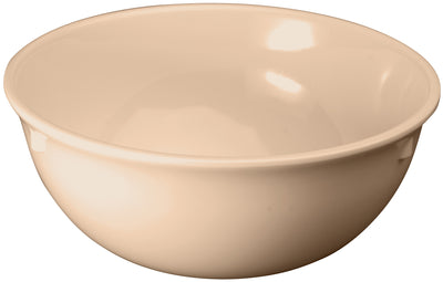 Winco MMB-15 15 Oz Nappie Bowl Round Dishwasher Safe Melamine Tan