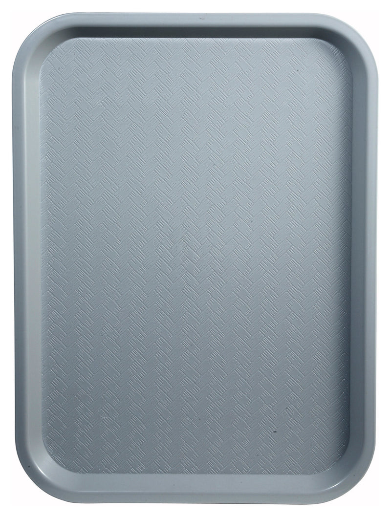 Winco FFT-1216E 12 Inch Polypropylene Fast Food Tray BPA Free Gray