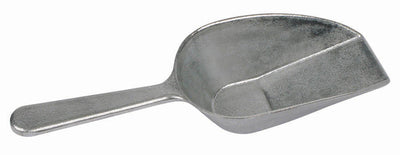 Winco ASFB-7 7 Oz Scoop Aluminum Flat Bottom Hand Wash Only