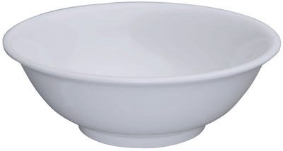 Winco MMB-52W 52 Oz Bowl Round Rimless Dishwasher Safe Melamine White