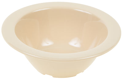 Winco MMB-5 5 Oz. Dishwasher Safe Fruit Bowl 4-3/4 Inch Diameter Tan Melamine