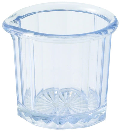 Winco PSN-2 2 Oz Syrup Cream Pitcher BPA Free SAN Plastic Clear 24 Packs
