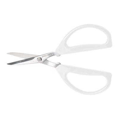 Winco KCHZ09009 9 Inch Kitchen Shears with White Handles 2-Pack